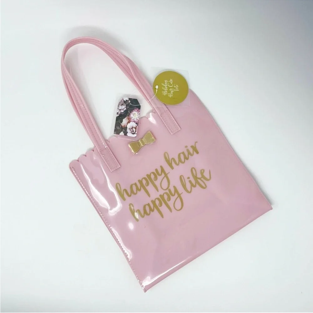 Glossy Pink Small Tote Bag
